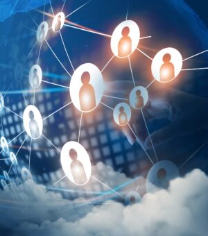 call center staff at the workplace in the office.photo with copy space