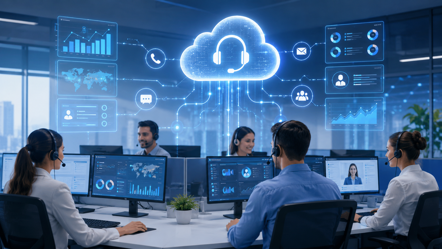 Cloud Call Center Cloud Call Center الكول سنتر السحابي