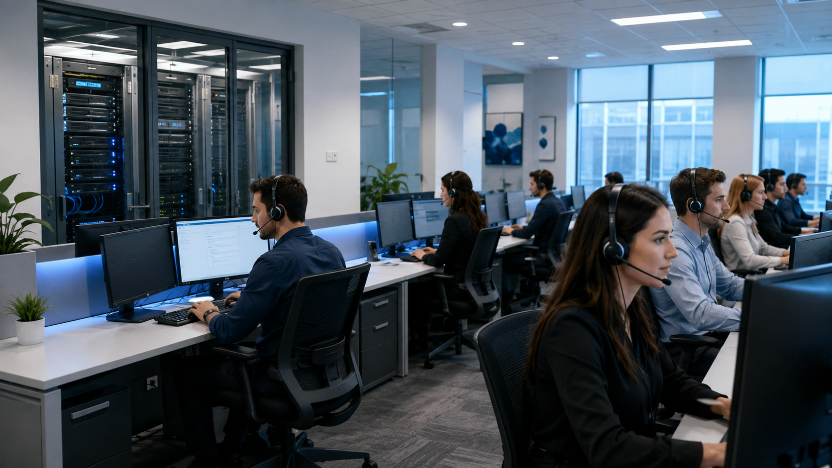 On-premises call center On-Premises Call Center الكول سنتر الداخلي