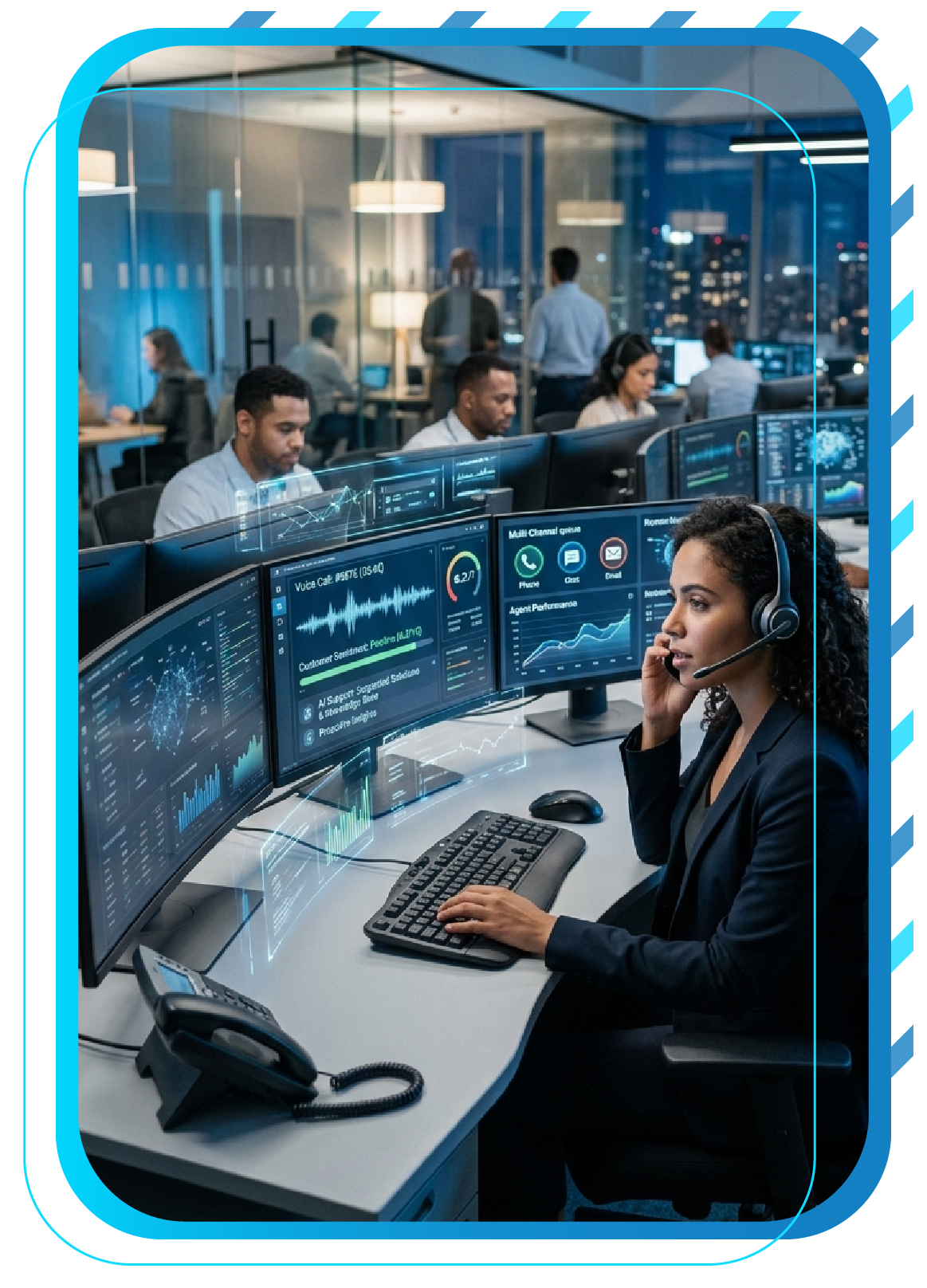 Call Center 5 AI-powered call centers